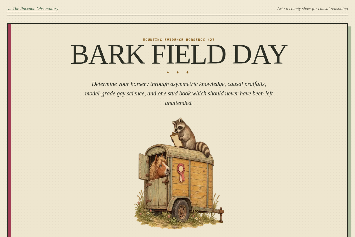 A still from BARK Field Day in a real browser. Open the original room to play; this picture itself is not interactive.